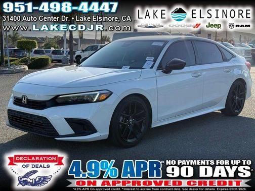 White 2024 Honda Civic Sport