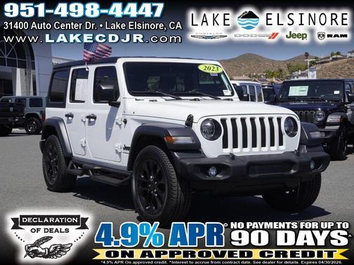 Bright White Clearcoat 2023 Jeep Wrangler Sport