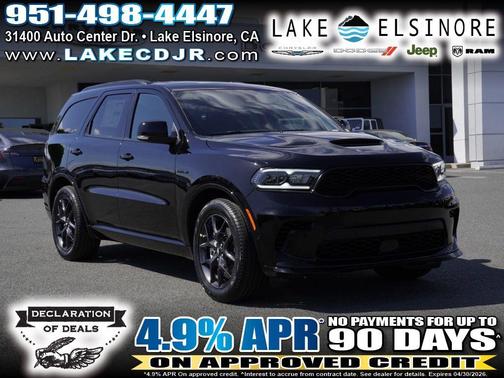 DB Black Crystal Clearcoat 2026 Dodge Durango GT Plus HEMI V8