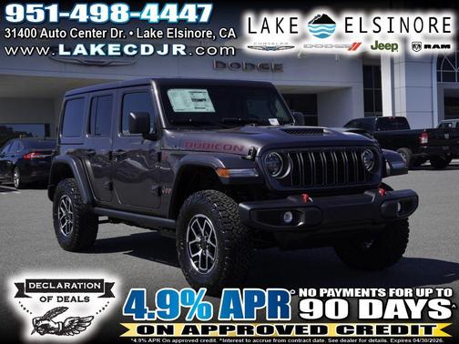 Granite Crystal Clearcoat Metallic 2026 Jeep Wrangler Rubicon