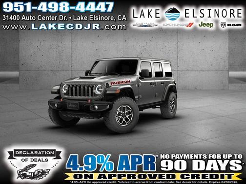 Granite Crystal Clearcoat Metallic 2026 Jeep Wrangler Rubicon