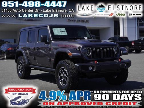 Granite Crystal Clearcoat Metallic 2026 Jeep Wrangler Rubicon
