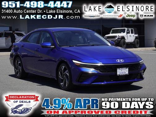 Intense Blue 2024 Hyundai ELANTRA Limited