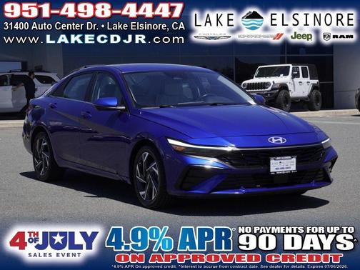 Intense Blue 2024 Hyundai ELANTRA Limited