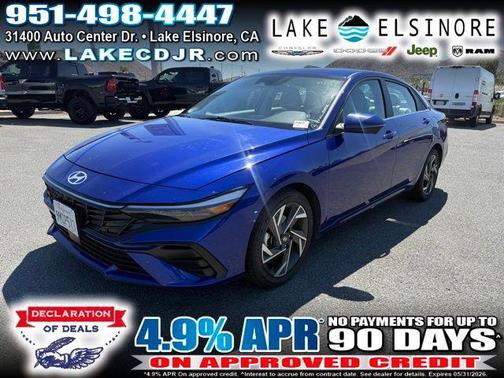 Intense Blue 2024 Hyundai ELANTRA Limited