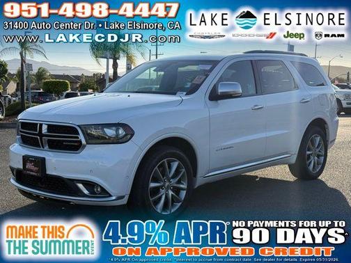 Vice White 2019 Dodge Durango Citadel