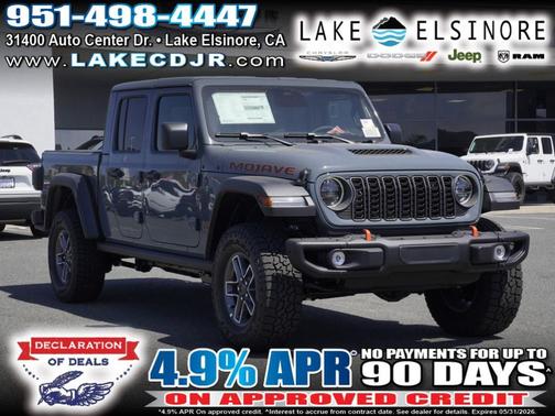 Anvil Clearcoat 2026 Jeep Gladiator Mojave