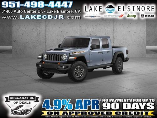 Anvil Clearcoat 2026 Jeep Gladiator Mojave