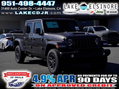 Granite Crystal Clearcoat Metallic 2026 Jeep Gladiator Sport