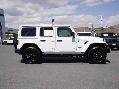 Bright White Clearcoat 2025 Jeep Wrangler 4xe Sahara
