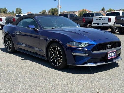 Kona Blue Metallic 2019 Ford Mustang EcoBoost Premium