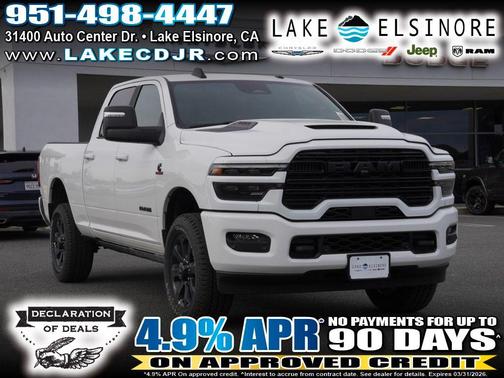 Bright White Clearcoat 2026 RAM 2500 Laramie