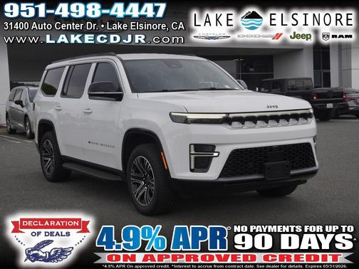 Bright White Clearcoat 2026 Jeep Grand Wagoneer Base
