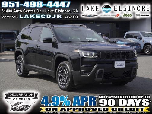 Diamond Black 2026 Jeep Cherokee LAREDO/LIMITED