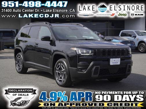 Diamond Black 2026 Jeep Cherokee LAREDO/LIMITED