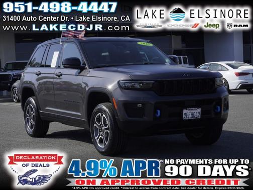 Metallic 2022 Jeep Grand Cherokee 4xe Trailhawk