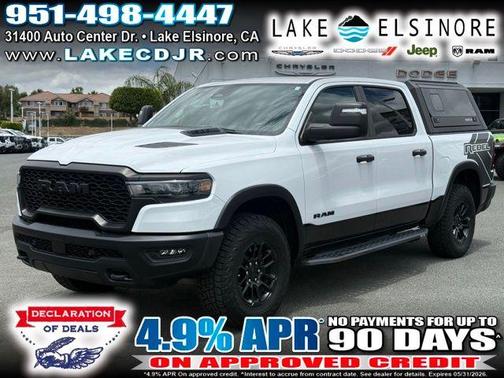 Bright White Clearcoat 2025 RAM 1500 Rebel
