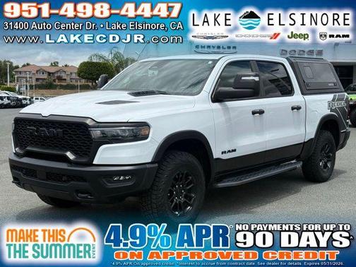 Bright White Clearcoat 2025 RAM 1500 Rebel