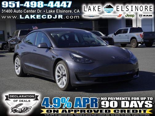 Gray 2023 Tesla Model 3 Base