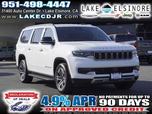 Bright White Clearcoat 2024 Jeep Wagoneer L Series II