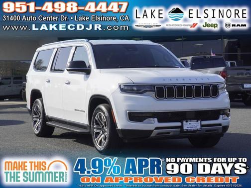 Bright White Clearcoat 2024 Jeep Wagoneer L Series II