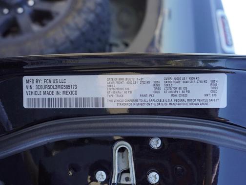 2021 RAM 2500 Big Horn