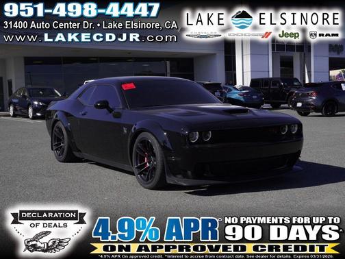 Pitch Black Clearcoat 2023 Dodge Challenger R/T Scat Pack