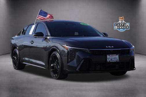 Gray 2025 Kia K4 GT-Line Turbo