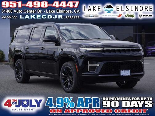 Gloss Black 2026 Jeep Grand Wagoneer L