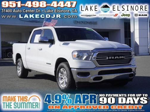 Bright White Clearcoat 2023 RAM 1500 Laramie
