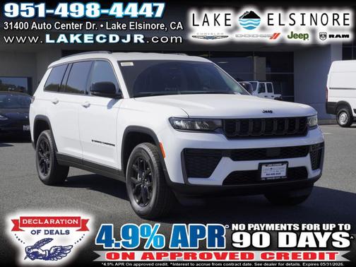 Bright White Clearcoat 2026 Jeep Grand Cherokee L Laredo