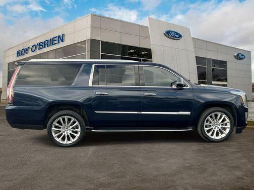 Dark Adriatic Blue Metallic 2019 Cadillac Escalade ESV Luxury