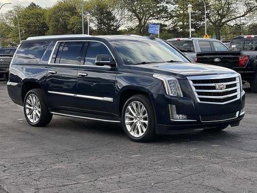 Dark Adriatic Blue Metallic 2019 Cadillac Escalade ESV Luxury