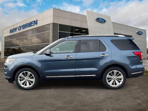 Blue Metallic 2019 Ford Explorer Limited