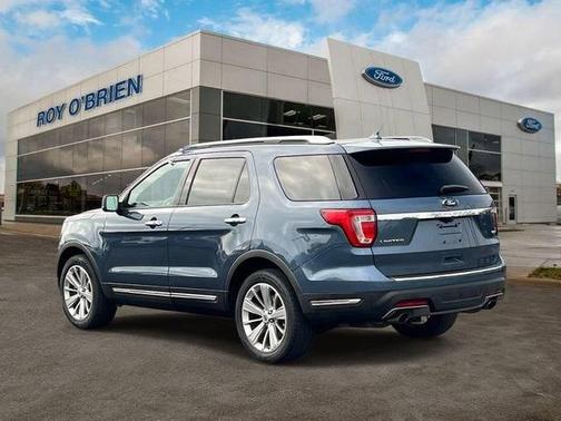 Blue Metallic 2019 Ford Explorer Limited
