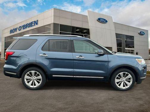 Blue Metallic 2019 Ford Explorer Limited