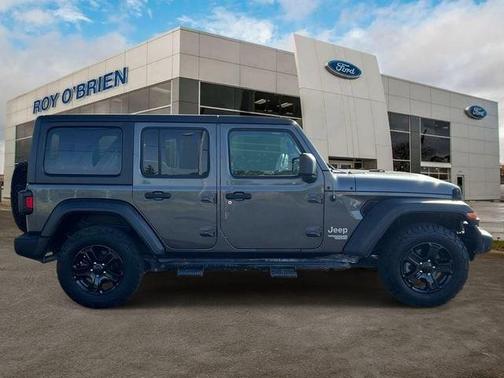 Granite Crystal Clearcoat Metallic 2019 Jeep Wrangler Unlimited Sport