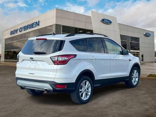 White Platinum Tri-Coat Metallic 2018 Ford Escape SEL