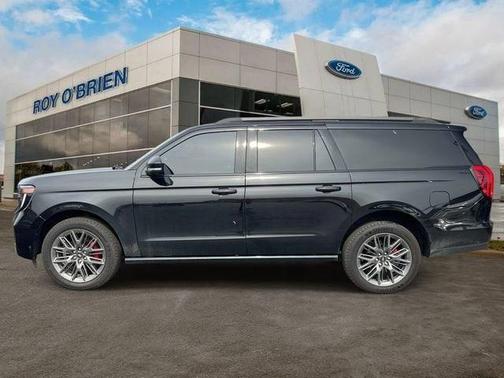 Agate Black Metallic 2025 Ford Expedition Max Platinum