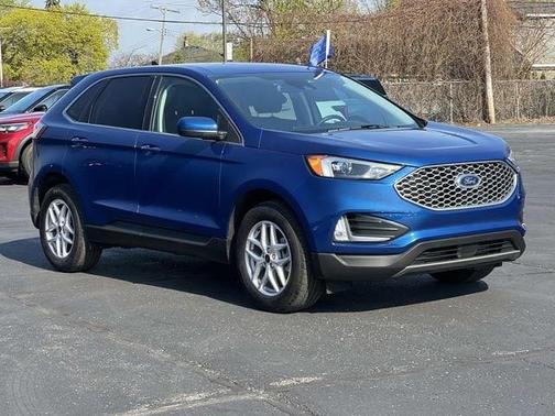 Atlas Blue Metallic 2023 Ford Edge SEL
