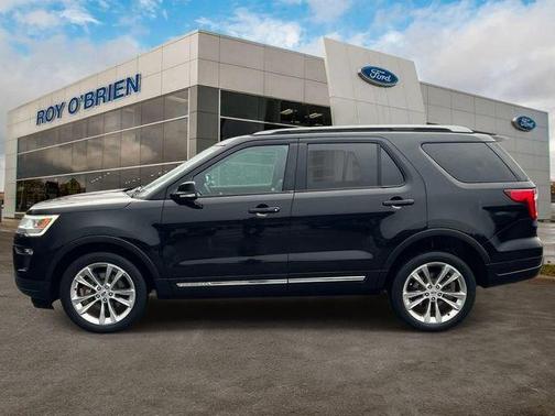 Shadow Black 2018 Ford Explorer XLT