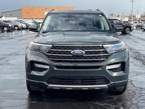 Forged Green Metallic 2023 Ford Explorer XLT