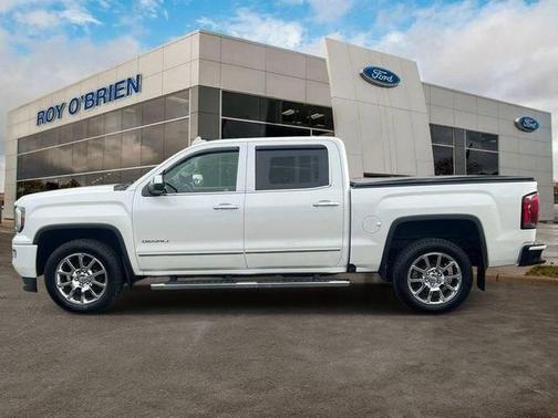 White Frost Tri-Coat 2018 GMC Sierra 1500 Denali