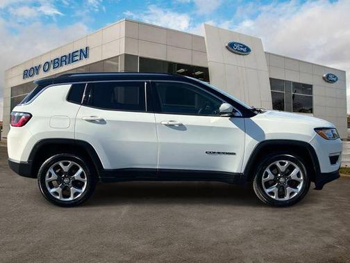 White Clearcoat 2019 Jeep Compass Limited