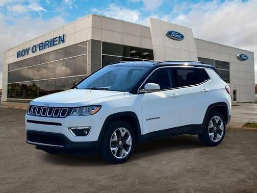 White Clearcoat 2019 Jeep Compass Limited