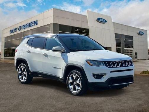 White Clearcoat 2019 Jeep Compass Limited