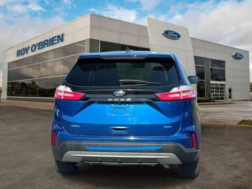 Atlas Blue Metallic 2023 Ford Edge SEL