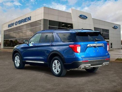 Atlas Blue Metallic 2023 Ford Explorer XLT
