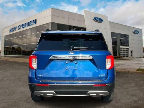 Atlas Blue Metallic 2023 Ford Explorer XLT