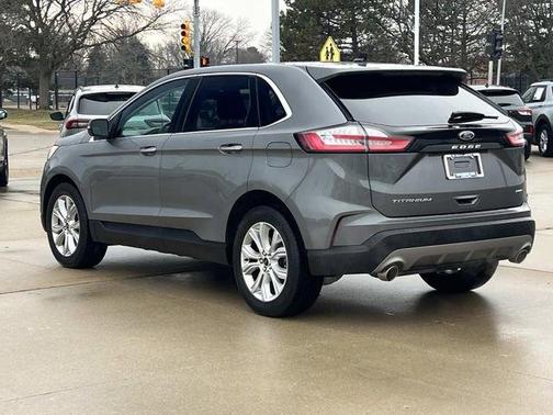 Carbonized Gray Metallic 2023 Ford Edge Titanium